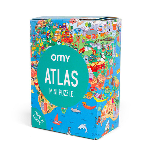 OMY 미니 퍼즐-아틀라스(MINIPUZ05) by 공식수입원 (주)아이큐박스