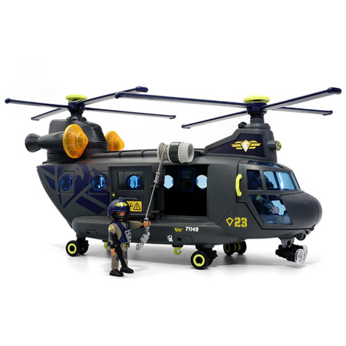 플레이모빌 경찰특공대-구조 헬리콥터(71149) by 공식수입원 (주)아이큐박스